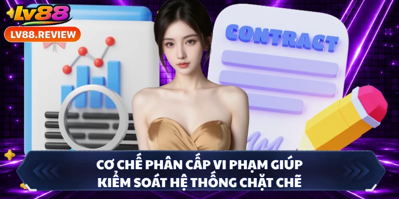 Cơ chế phân cấp vi phạm giúp kiểm soát hệ thống chặt chẽ