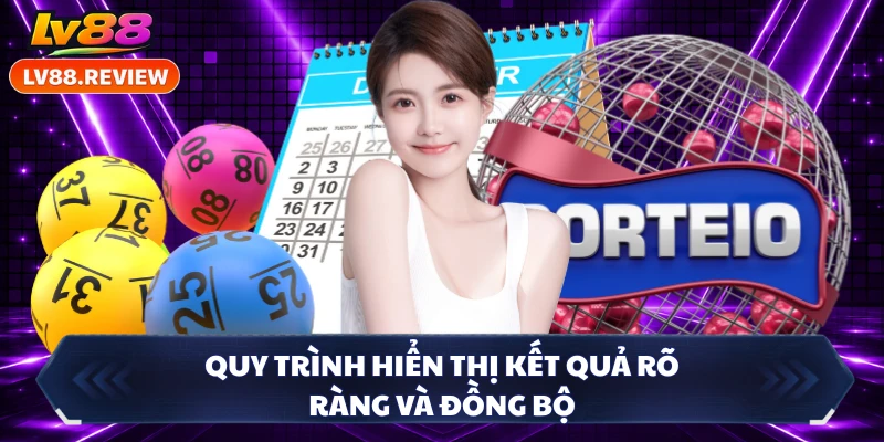 Quy trình hiển thị kết quả rõ ràng và đồng bộ